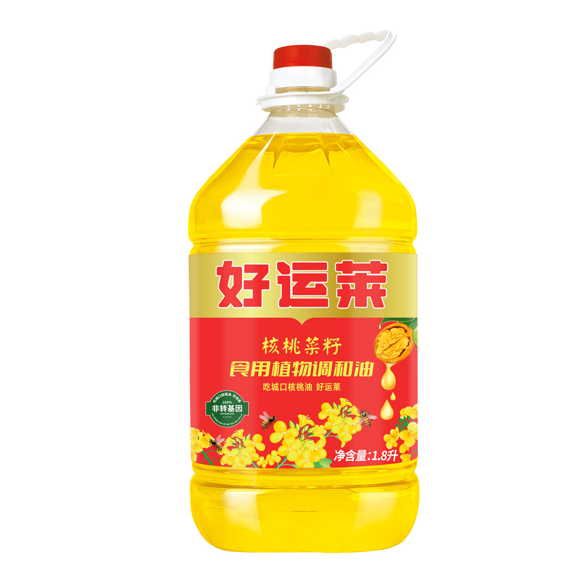 清香核桃菜籽油1.8L